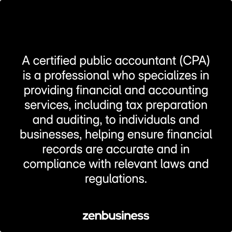 certified public accountant defined