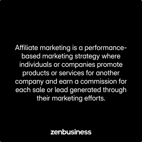 affiliate marketing defined