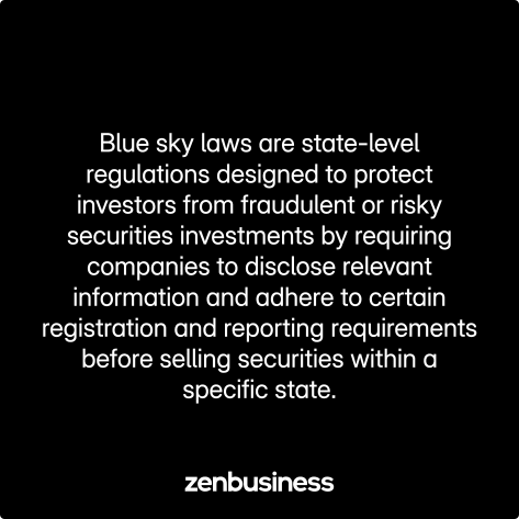 blue sky law defined