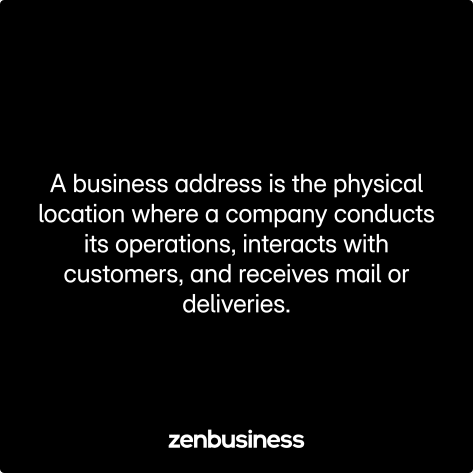 business address defined