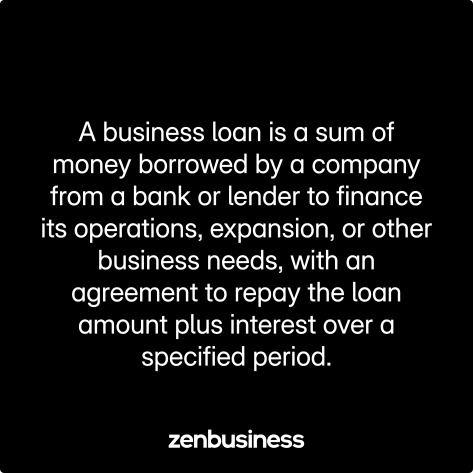business loan defined