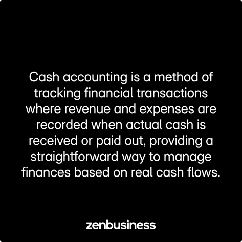 cash accounting defined
