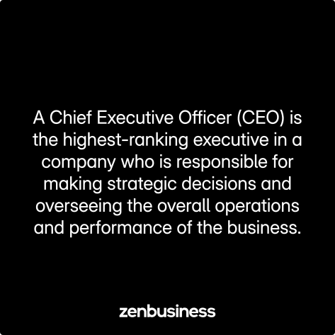 chief executive officer defined