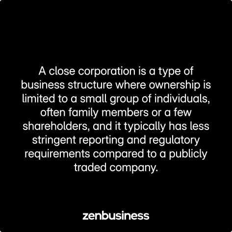 close corporation defined