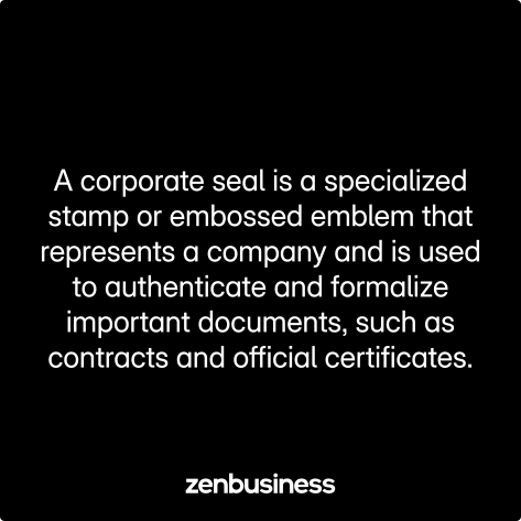 corporate seal defined