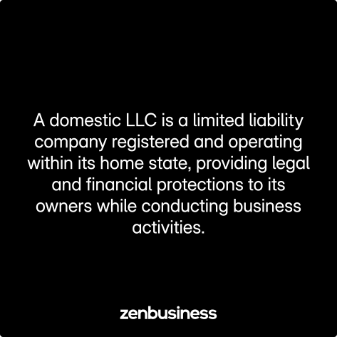 domestic llc defined
