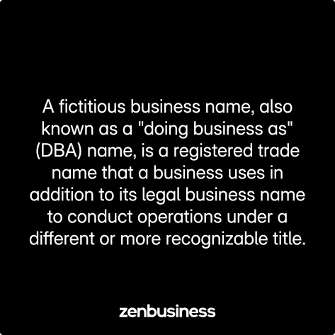 fictitious business name defined