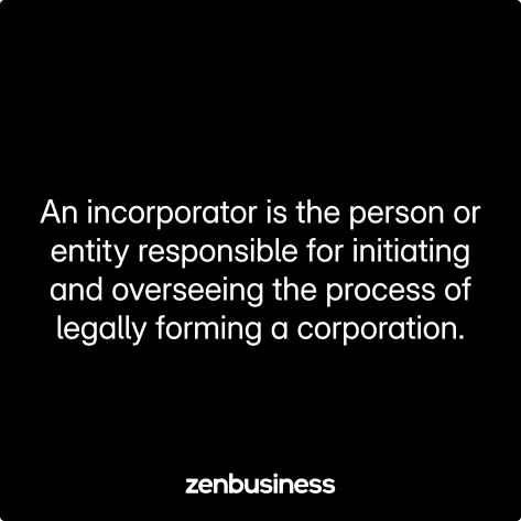 incorporator defined