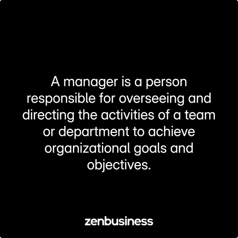 manager defined
