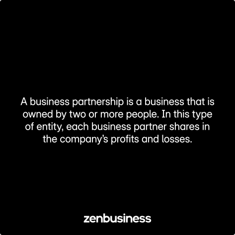 business partnership defined