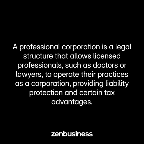 professional corporation defined