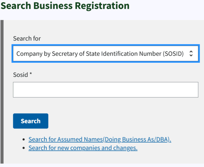 NC SOS ID search home